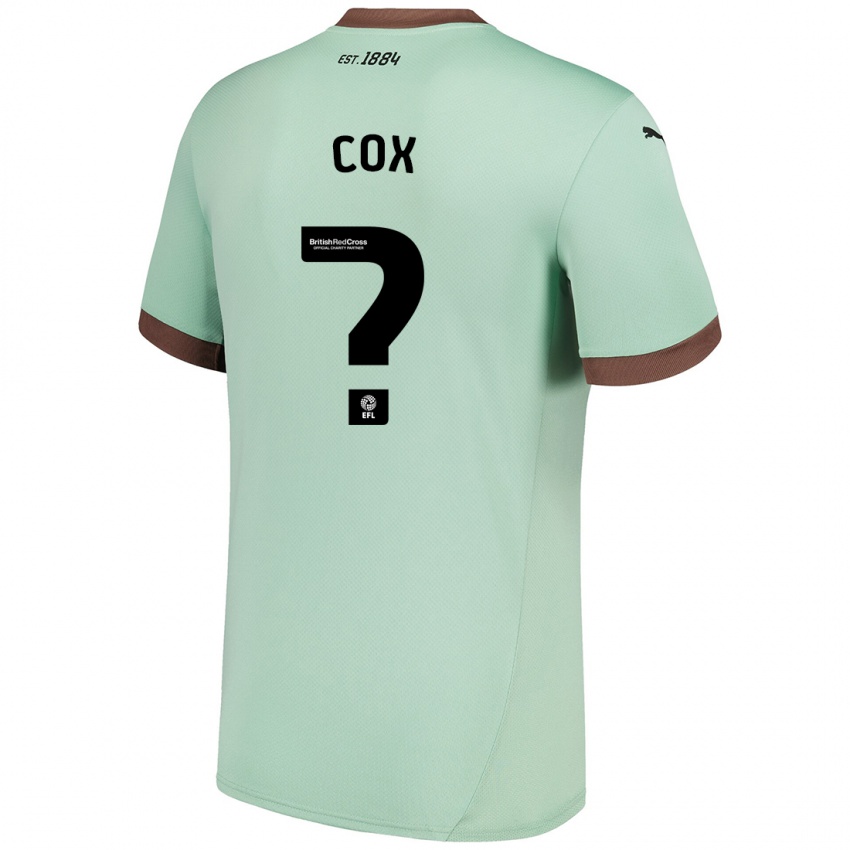 Bambino Maglia Daniel Cox #0 Verde Pallido Kit Gara Away 2024/25 Maglietta