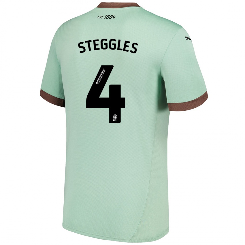 Bambino Maglia Charlotte Steggles #4 Verde Pallido Kit Gara Away 2024/25 Maglietta