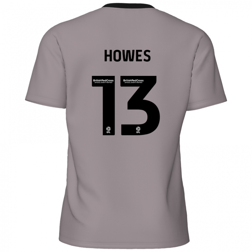 Bambino Maglia Sam Howes #13 Grigio Kit Gara Away 2024/25 Maglietta