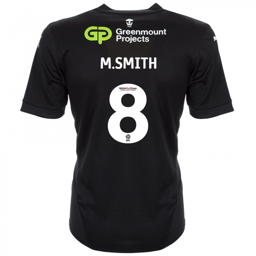 Bambino Maglia Matt Smith #8 Nero Kit Gara Away 2024/25 Maglietta