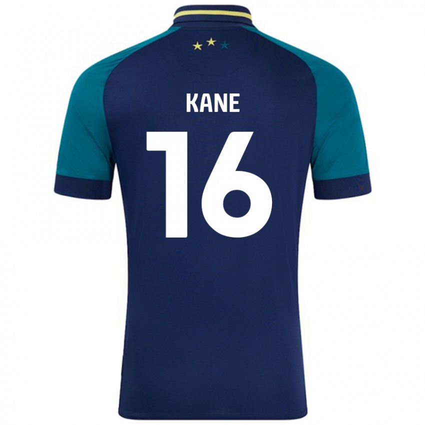 Bambino Maglia Herbie Kane #16 Blu Navy Verde Scuro Kit Gara Away 2024/25 Maglietta