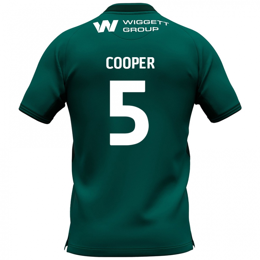 Bambino Maglia Jake Cooper #5 Verde Kit Gara Away 2024/25 Maglietta