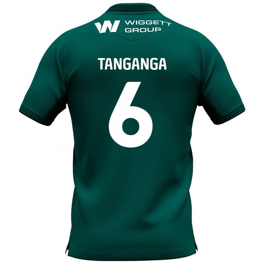 Bambino Maglia Japhet Tanganga #6 Verde Kit Gara Away 2024/25 Maglietta