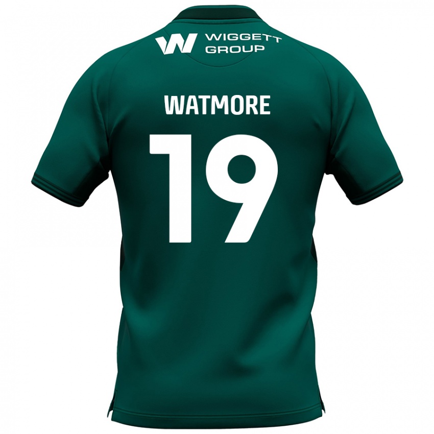 Bambino Maglia Duncan Watmore #19 Verde Kit Gara Away 2024/25 Maglietta