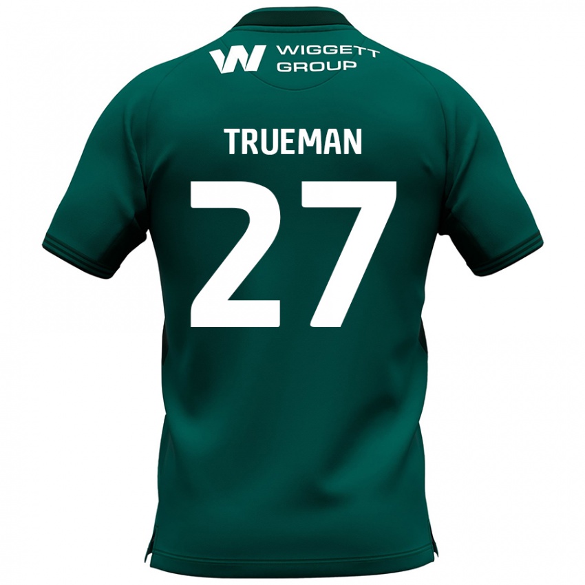 Bambino Maglia Connal Trueman #27 Verde Kit Gara Away 2024/25 Maglietta