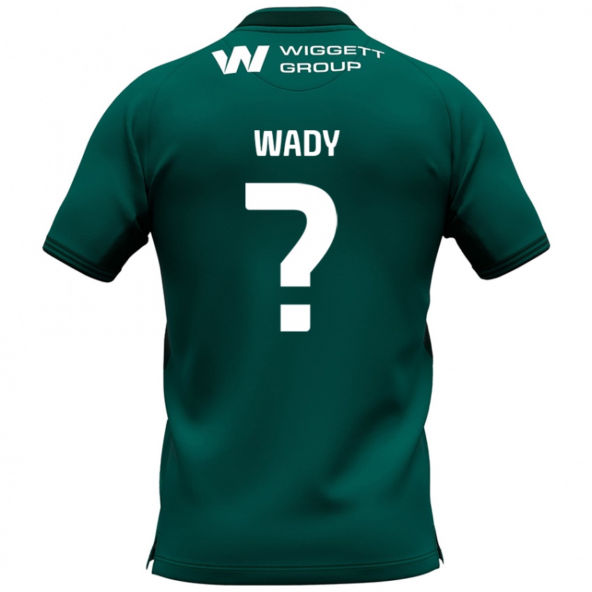 Bambino Maglia Ethan Wady #0 Verde Kit Gara Away 2024/25 Maglietta