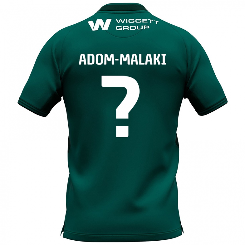 Bambino Maglia Nino Adom-Malaki #0 Verde Kit Gara Away 2024/25 Maglietta