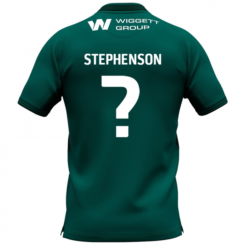 Bambino Maglia Joshua Stephenson #0 Verde Kit Gara Away 2024/25 Maglietta