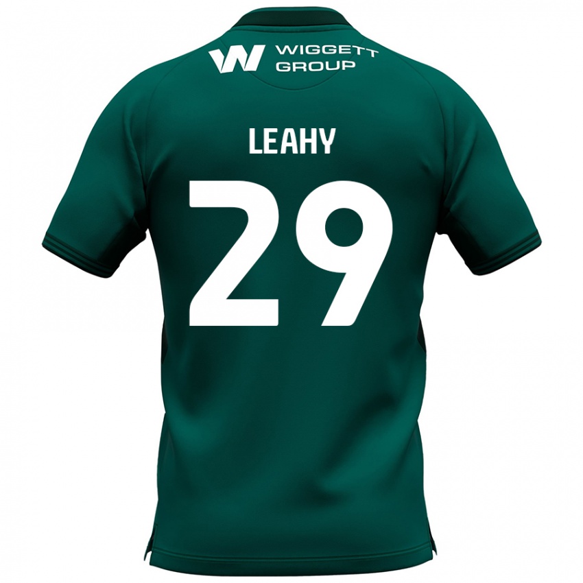 Bambino Maglia Tom Leahy #29 Verde Kit Gara Away 2024/25 Maglietta