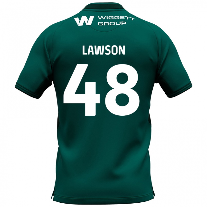 Bambino Maglia Sha'mar Lawson #48 Verde Kit Gara Away 2024/25 Maglietta