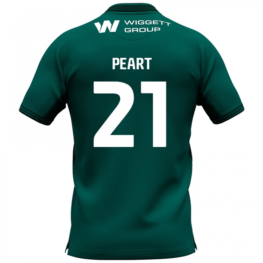 Bambino Maglia Kalani Peart #21 Verde Kit Gara Away 2024/25 Maglietta