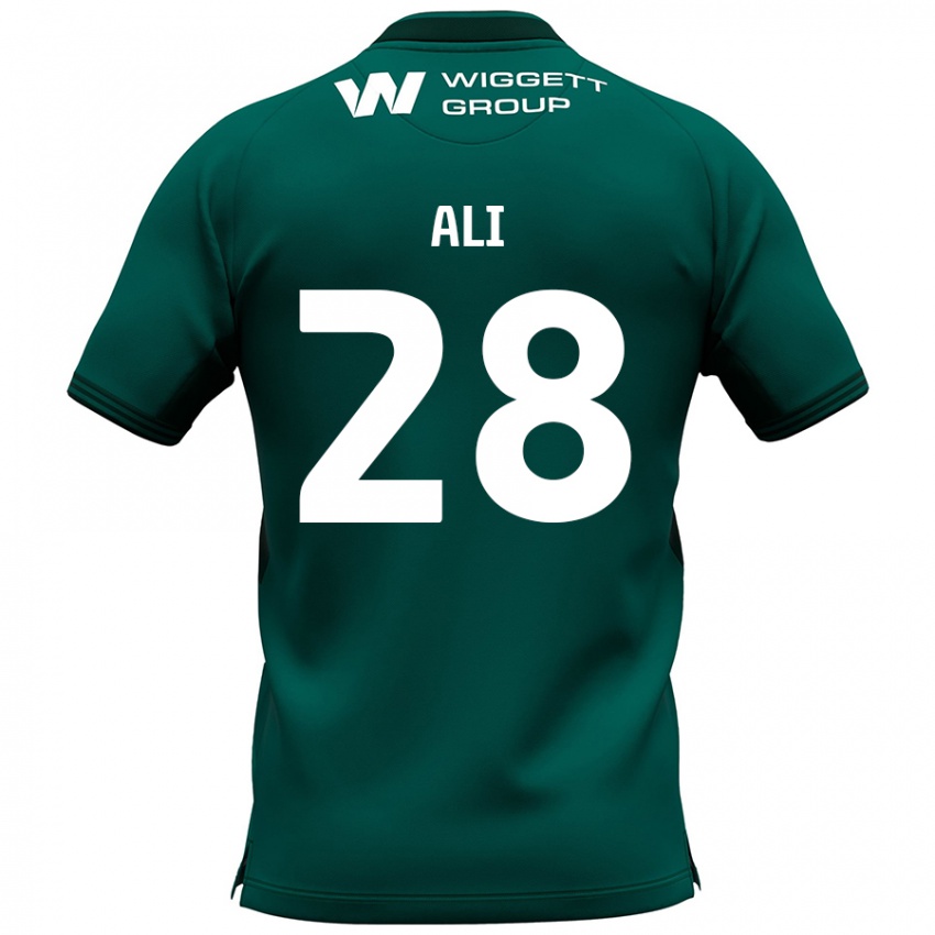 Bambino Maglia Francesca Ali #28 Verde Kit Gara Away 2024/25 Maglietta