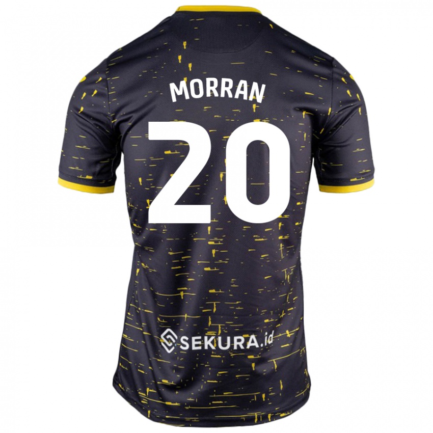 Bambino Maglia Eloise Morran #20 Nero Giallo Kit Gara Away 2024/25 Maglietta