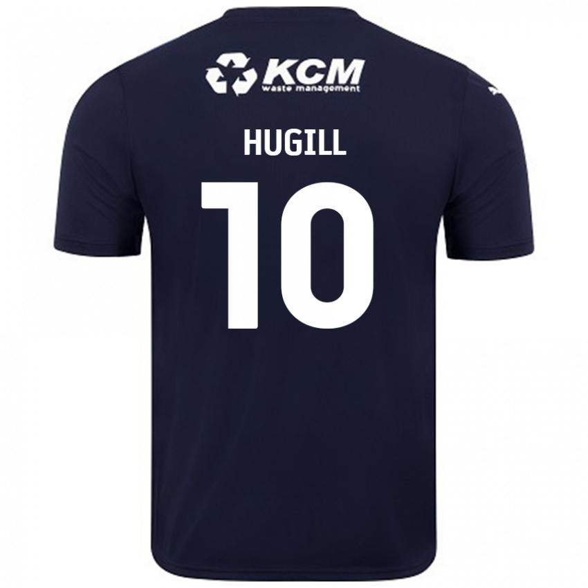 Bambino Maglia Jordan Hugill #10 Blu Navy Kit Gara Away 2024/25 Maglietta