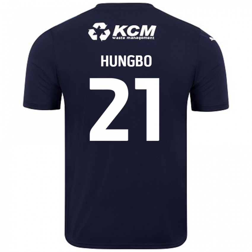 Bambino Maglia Joseph Hungbo #21 Blu Navy Kit Gara Away 2024/25 Maglietta