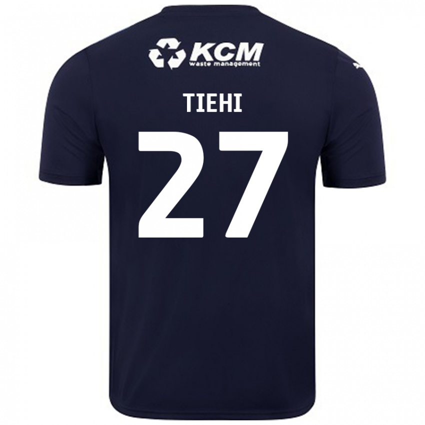 Bambino Maglia Christ Tiehi #27 Blu Navy Kit Gara Away 2024/25 Maglietta