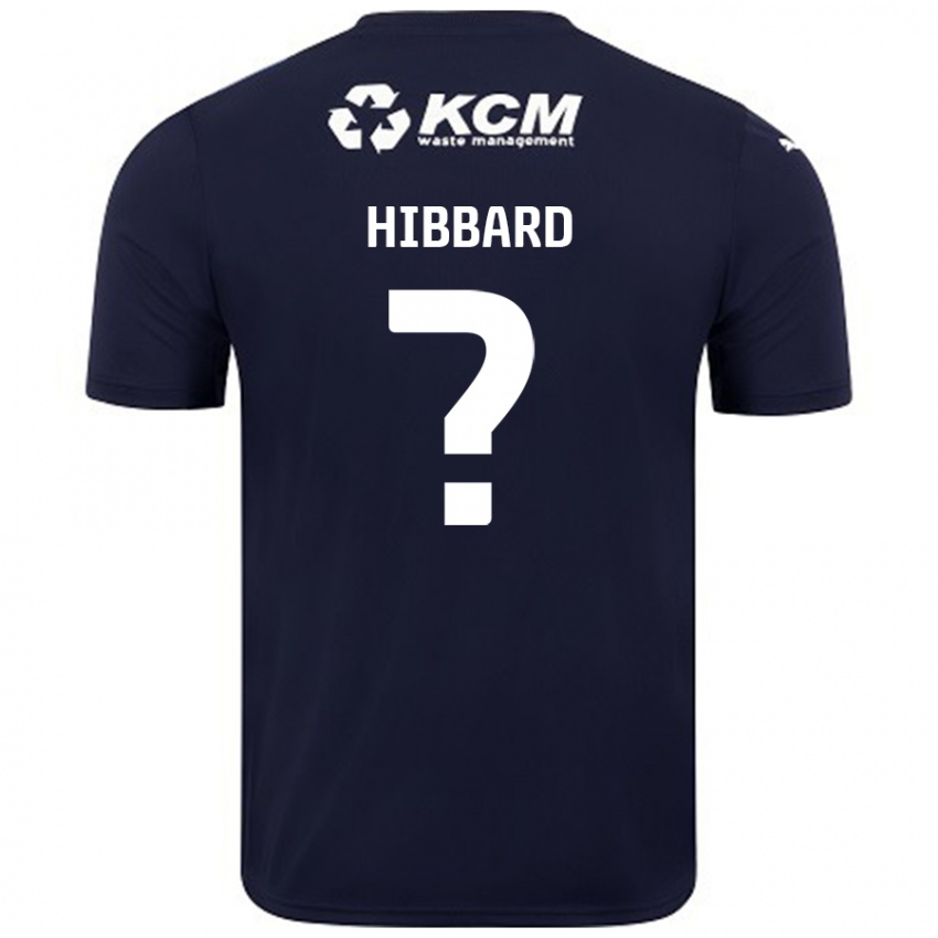 Bambino Maglia Zac Hibbard #0 Blu Navy Kit Gara Away 2024/25 Maglietta