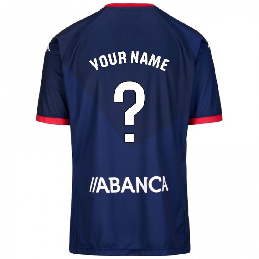 Bambino Maglia Il Tuo Nome #0 Blu Navy Kit Gara Away 2024/25 Maglietta