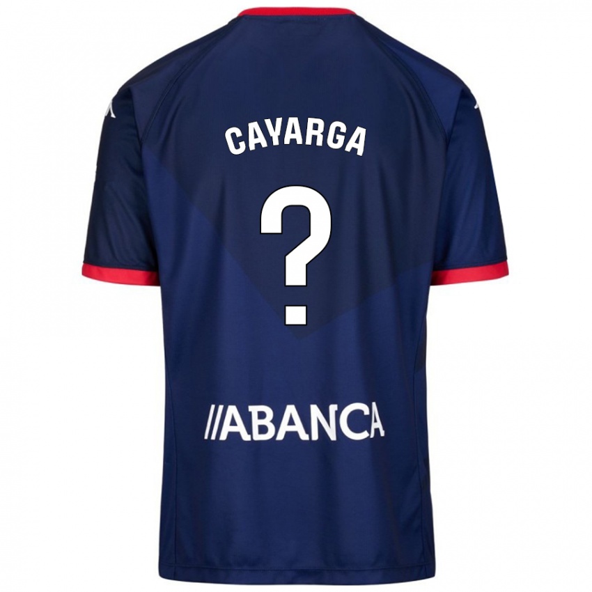 Bambino Maglia Berto Cayarga #14 Blu Navy Kit Gara Away 2024/25 Maglietta