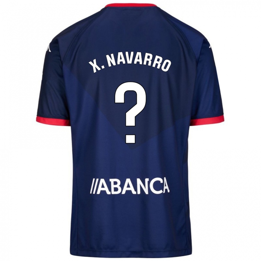 Bambino Maglia Ximo Navarro #23 Blu Navy Kit Gara Away 2024/25 Maglietta