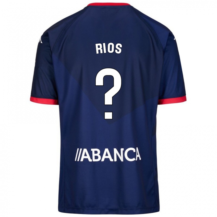 Bambino Maglia Hugo Rios #0 Blu Navy Kit Gara Away 2024/25 Maglietta