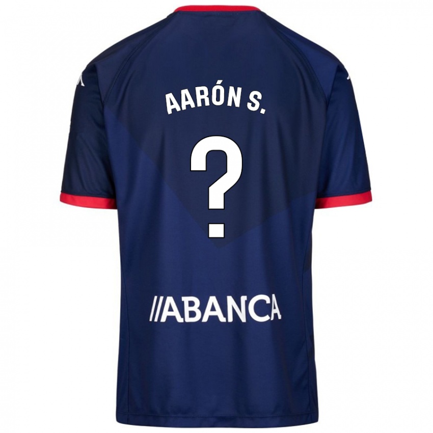 Bambino Maglia Aarón Sánchez #0 Blu Navy Kit Gara Away 2024/25 Maglietta