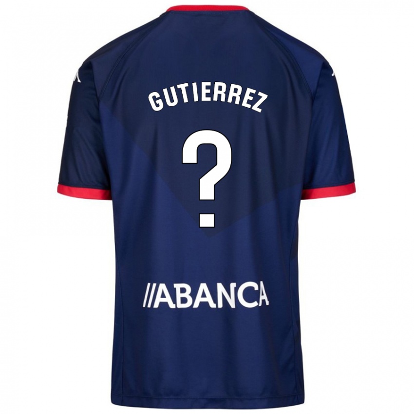 Bambino Maglia Paula Gutiérrez #6 Blu Navy Kit Gara Away 2024/25 Maglietta