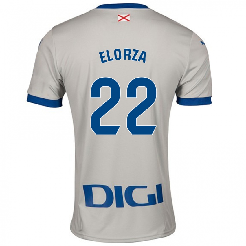 Bambino Maglia Sheila Elorza #22 Grigio Chiaro Kit Gara Away 2024/25 Maglietta