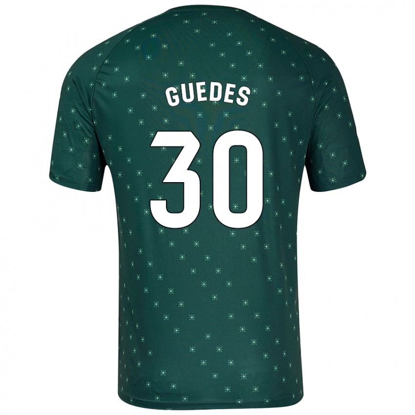 Bambino Maglia Gui Guedes #30 Verde Scuro Kit Gara Away 2024/25 Maglietta