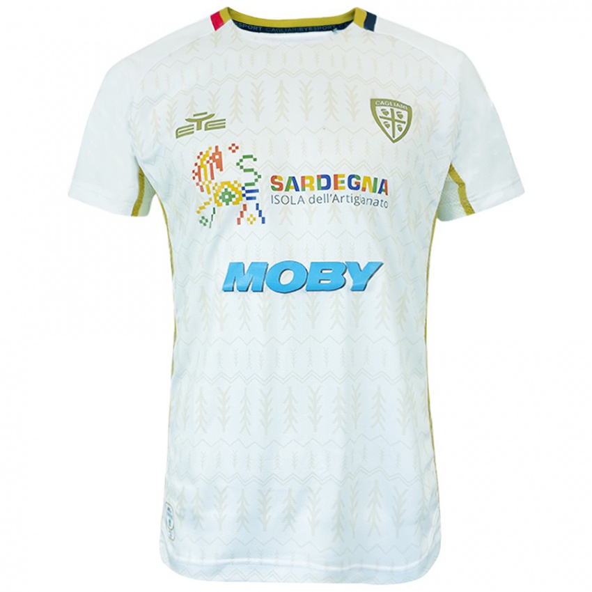 Bambino Maglia Nadir Zortea #19 Bianco Kit Gara Away 2024/25 Maglietta