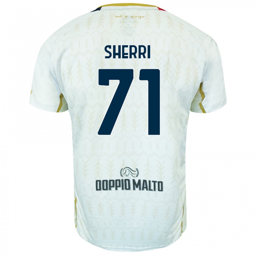 Bambino Maglia Alen Sherri #71 Bianco Kit Gara Away 2024/25 Maglietta