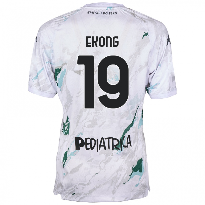 Bambino Maglia Emmanuel Ekong #19 Grigio Kit Gara Away 2024/25 Maglietta