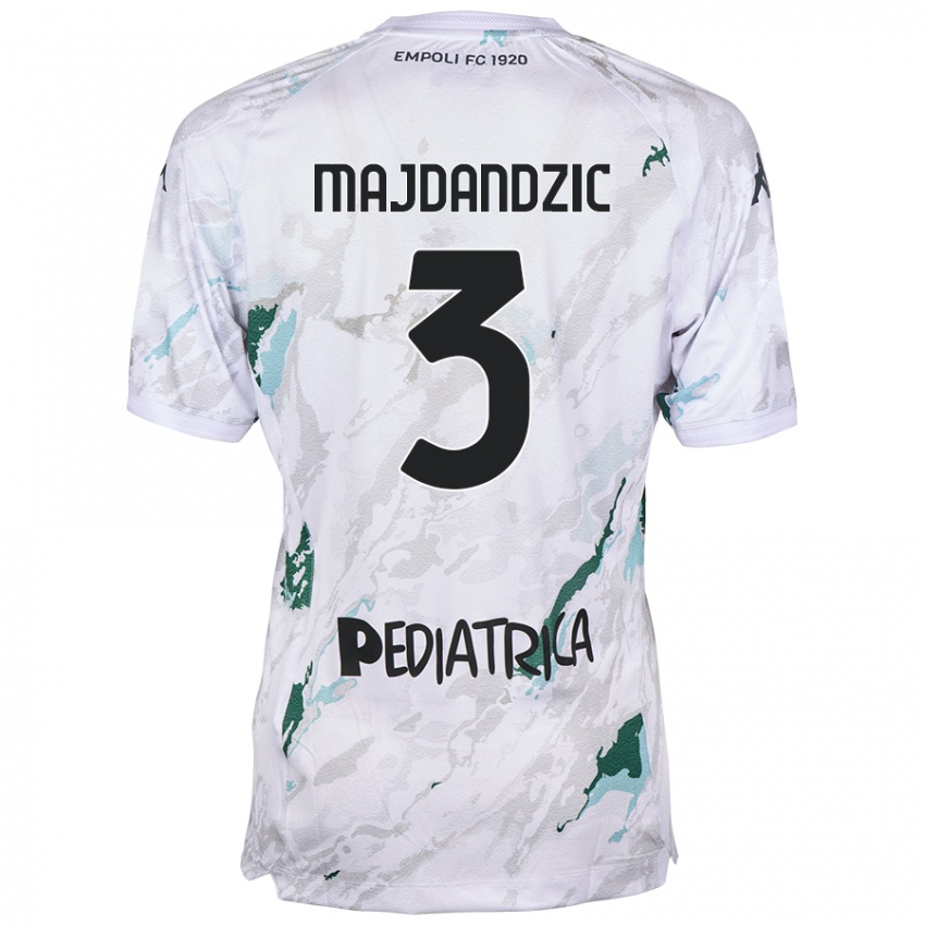 Bambino Maglia Patrik Majdandzic #3 Grigio Kit Gara Away 2024/25 Maglietta