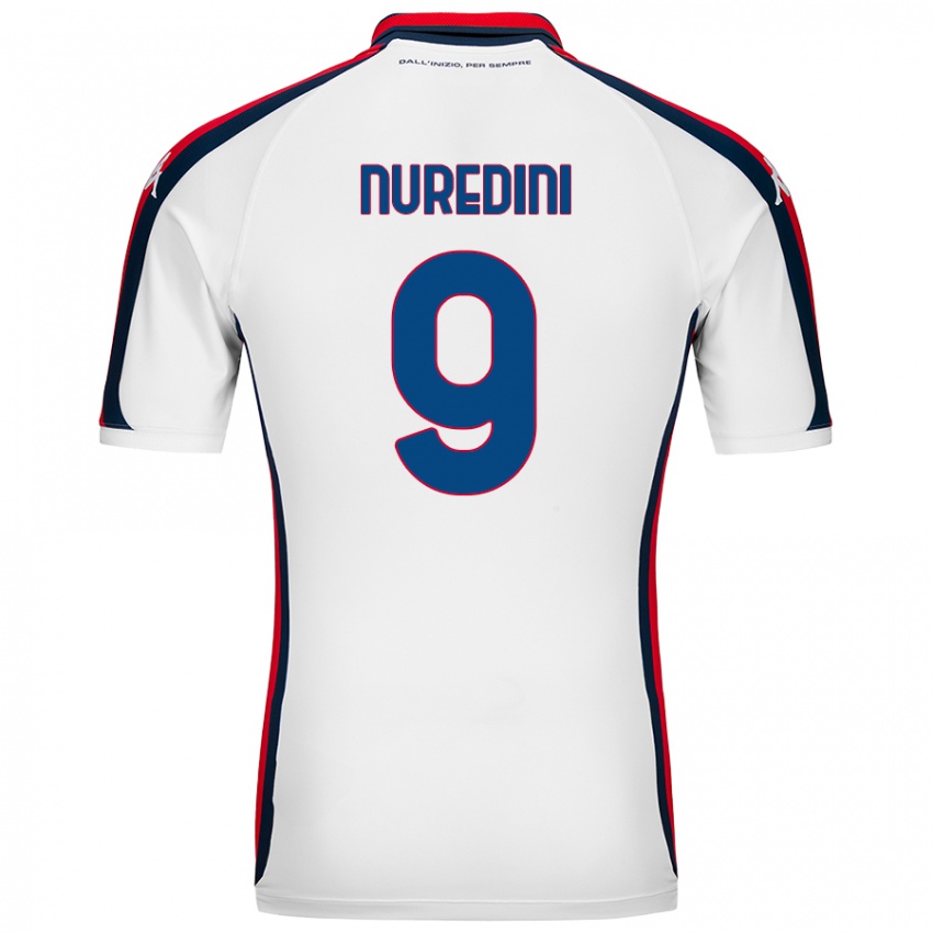 Bambino Maglia Joi Nuredini #9 Bianco Kit Gara Away 2024/25 Maglietta