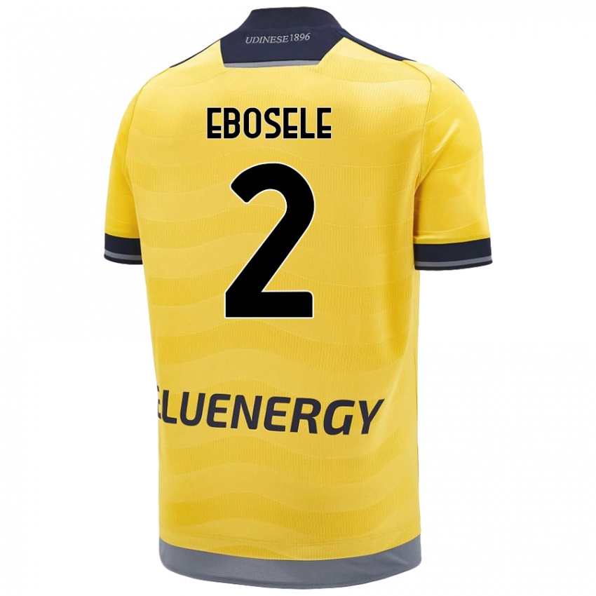 Bambino Maglia Festy Ebosele #2 Oro Kit Gara Away 2024/25 Maglietta