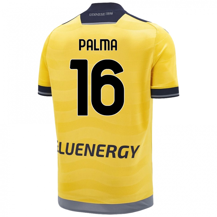 Bambino Maglia Matteo Palma #16 Oro Kit Gara Away 2024/25 Maglietta