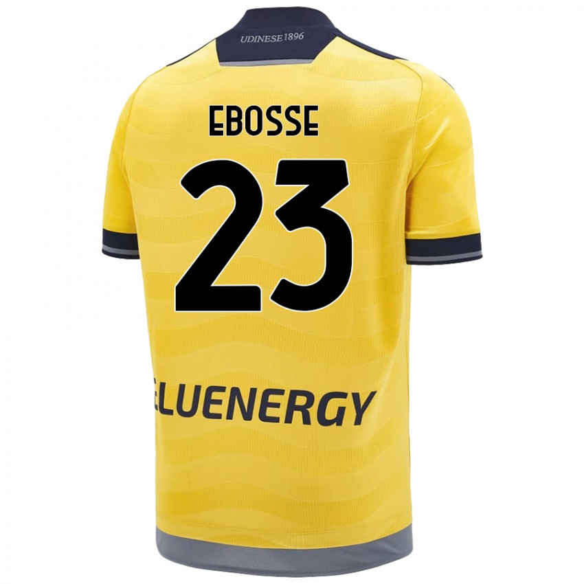 Bambino Maglia Enzo Ebosse #23 Oro Kit Gara Away 2024/25 Maglietta