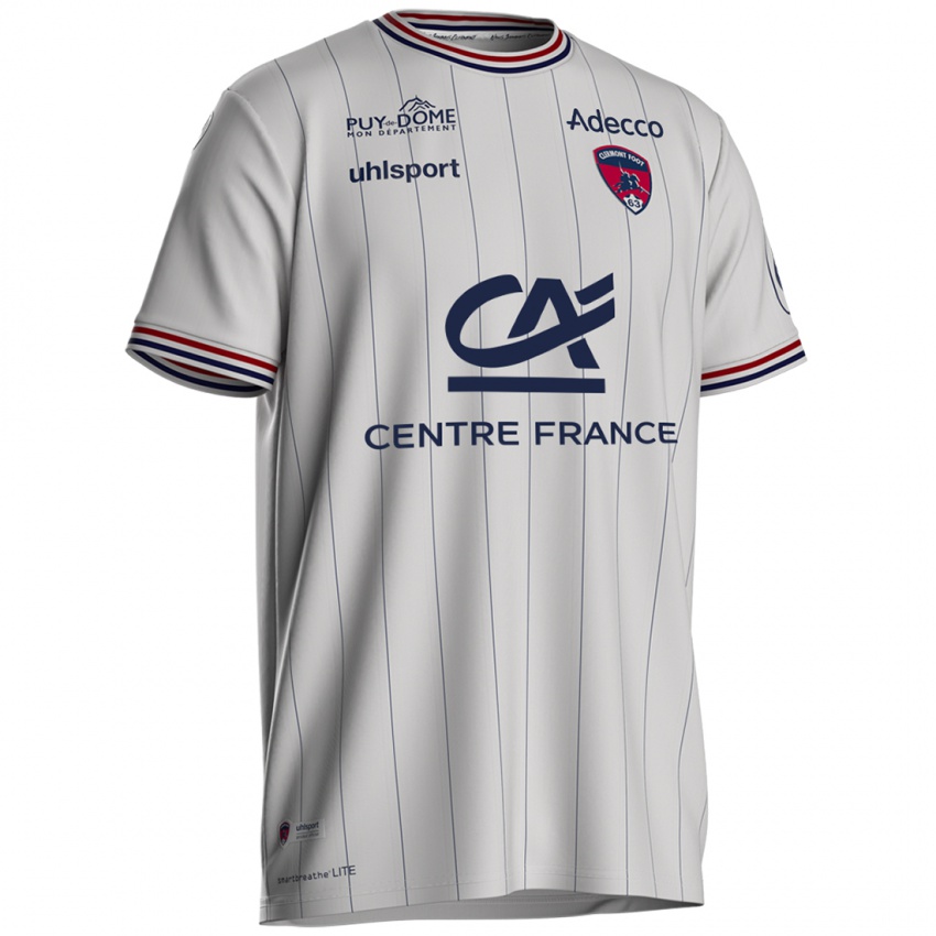 Bambino Maglia Yassine Mohamed #0 Bianco Kit Gara Away 2024/25 Maglietta