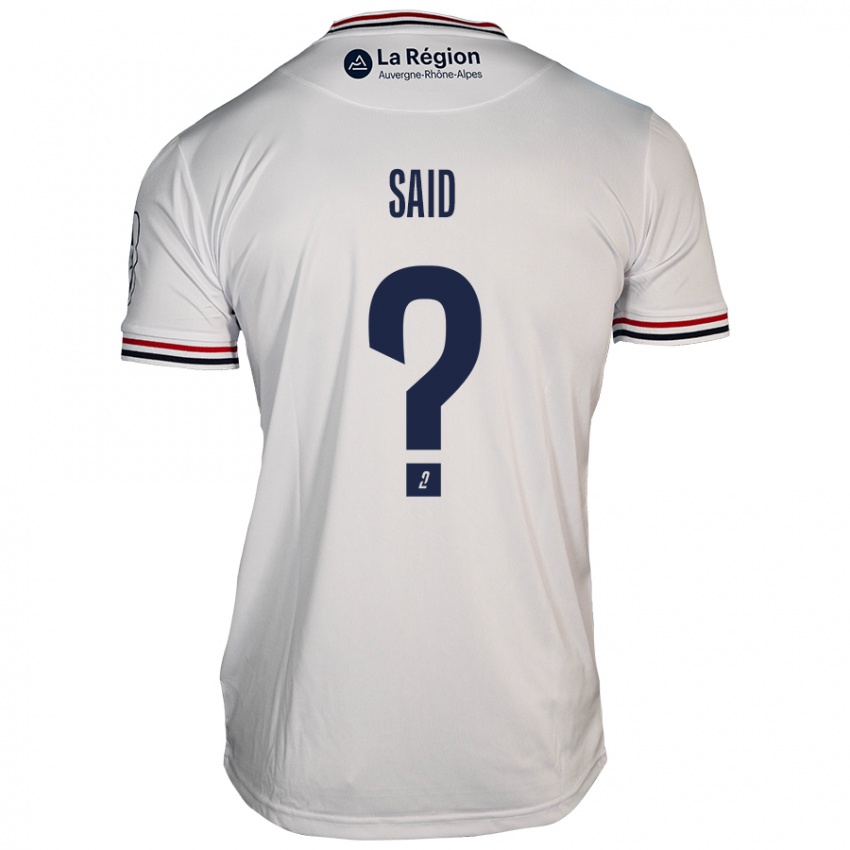 Bambino Maglia Amine Saïd #0 Bianco Kit Gara Away 2024/25 Maglietta