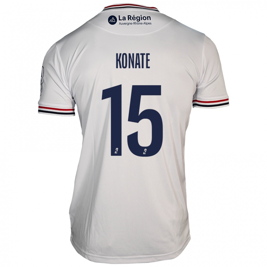 Bambino Maglia Cheick Oumar Konaté #15 Bianco Kit Gara Away 2024/25 Maglietta