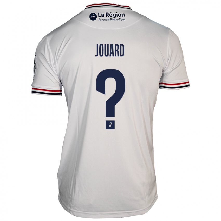 Bambino Maglia Dylan Jouard #0 Bianco Kit Gara Away 2024/25 Maglietta