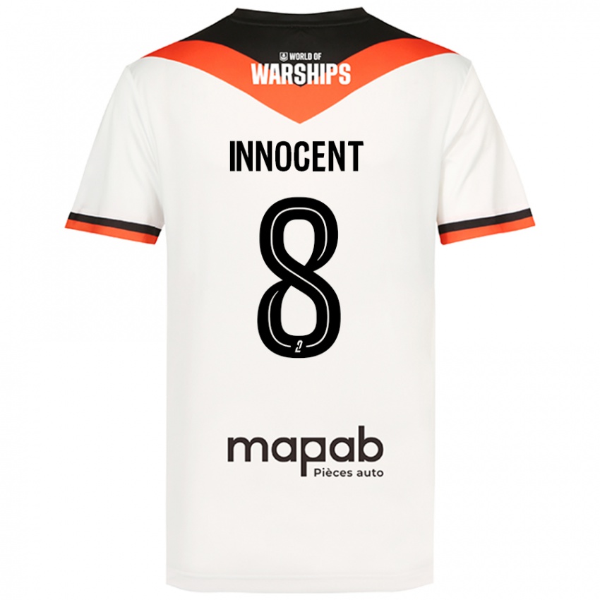 Bambino Maglia Bonke Innocent #8 Bianco Kit Gara Away 2024/25 Maglietta