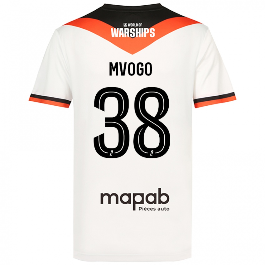 Bambino Maglia Yvon Mvogo #38 Bianco Kit Gara Away 2024/25 Maglietta