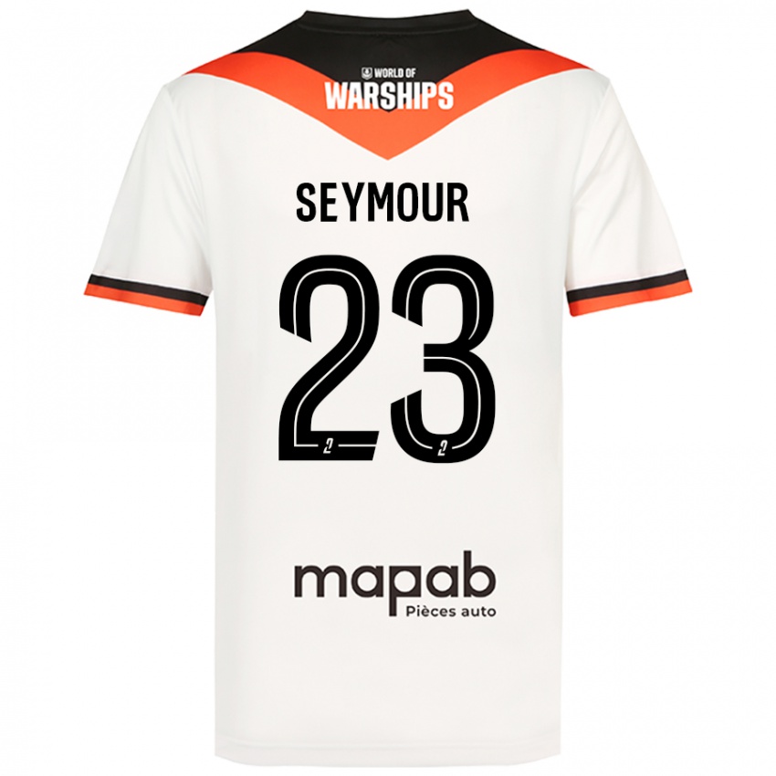 Bambino Maglia Brice Seymour #23 Bianco Kit Gara Away 2024/25 Maglietta