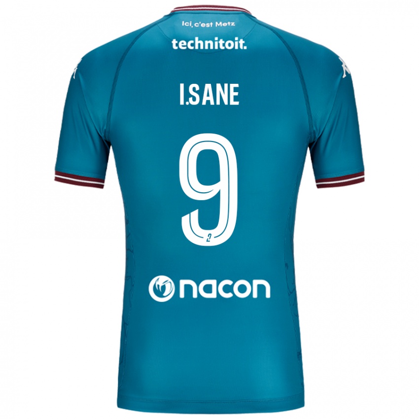 Bambino Maglia Ibou Sané #9 Blu Petrolio Kit Gara Away 2024/25 Maglietta