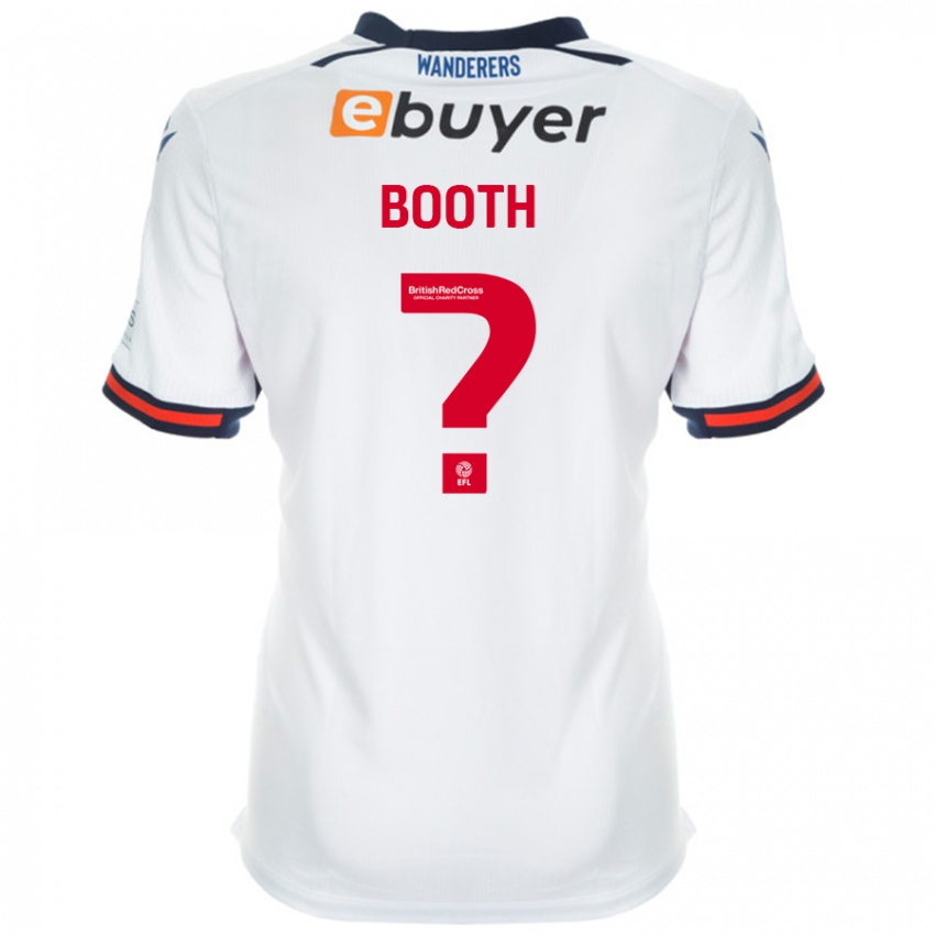 Uomo Maglia Grace Booth #0 Bianco Kit Gara Home 2024/25 Maglietta