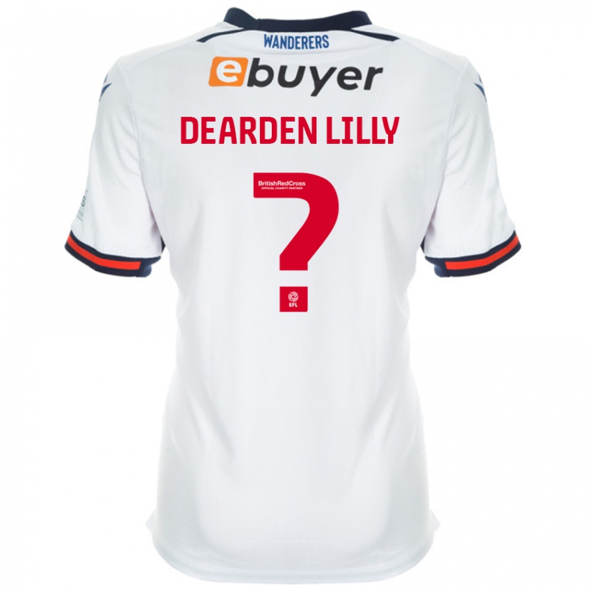 Uomo Maglia Jessica Dearden-Lilly #0 Bianco Kit Gara Home 2024/25 Maglietta