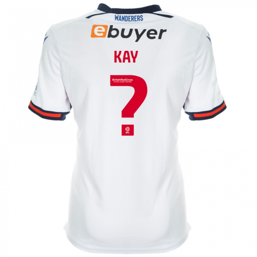 Uomo Maglia Molly Kay #0 Bianco Kit Gara Home 2024/25 Maglietta