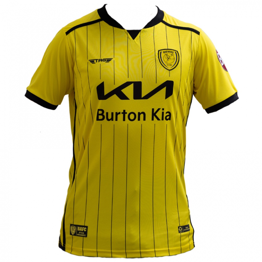 Uomo Maglia Julian Larsson #22 Giallo Kit Gara Home 2024/25 Maglietta