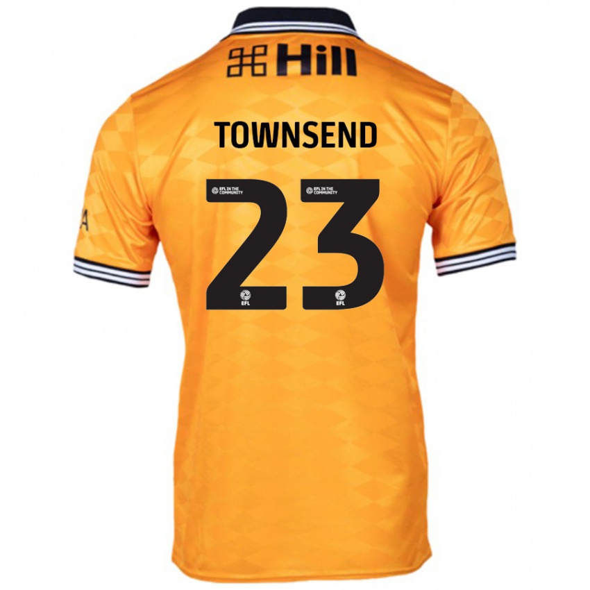 Uomo Maglia Eleanor Townsend #23 Arancione Kit Gara Home 2024/25 Maglietta